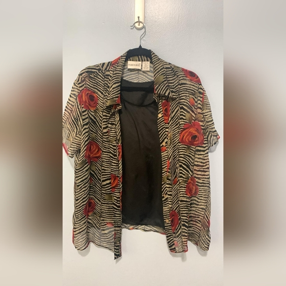 😎  100% silk blouse - Picture 2 of 4